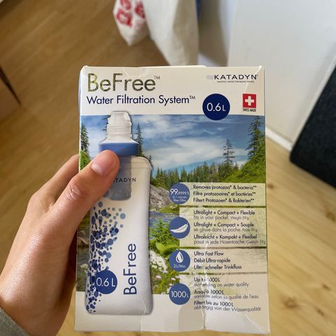 BeFree water filtration system