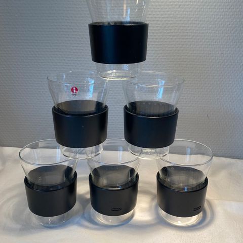 6 stk. Iittala HotCool glass. Samlet for 200,-