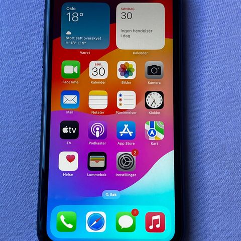 iPhone XR | 64GB | Batterikapasitet 100%