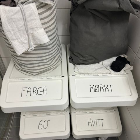 Oppbevaringsbokser fra IKEA