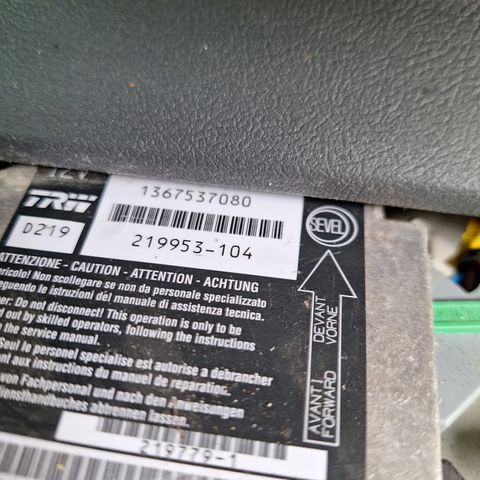 Airbag sensor til Fiat ducato 2011mod