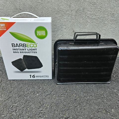 Barb eco minigrill og grillbriketter