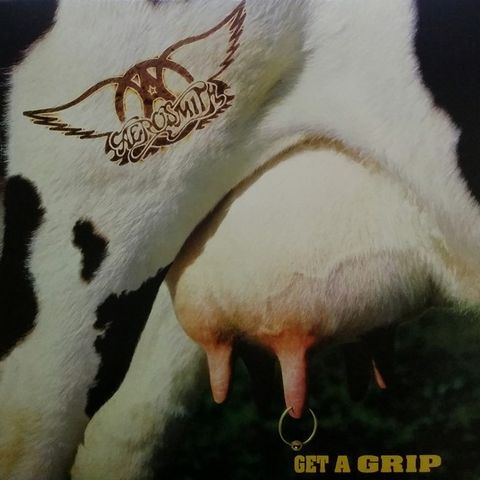 Aerosmith - «Get a Grip» forseglet, ku/skinn farget dbl vinyl