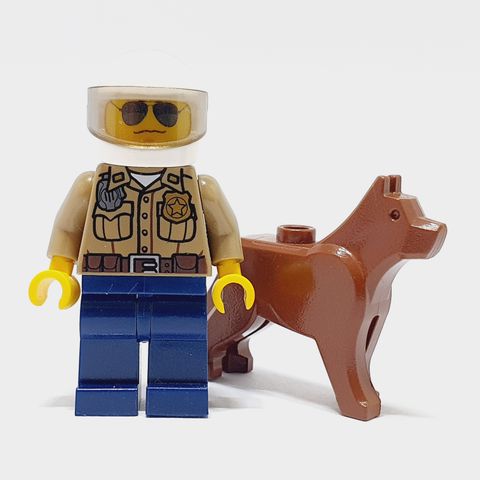 LEGO City | Hundefører / Politimann med hund (cty0276 & 48812)