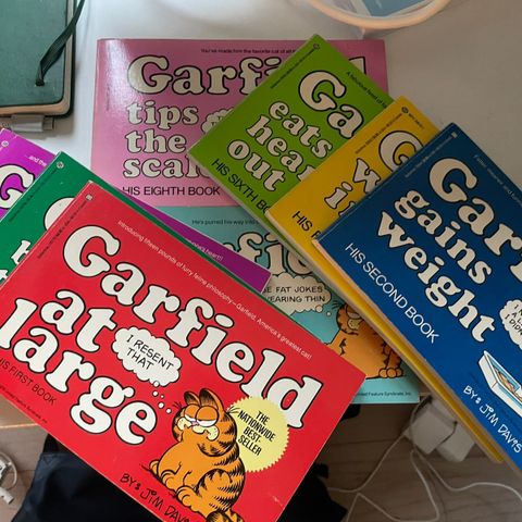 De første Garfield-tegneseriene fra 1980-tallet!