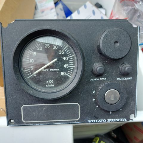 Volvo penta instrument  panel .