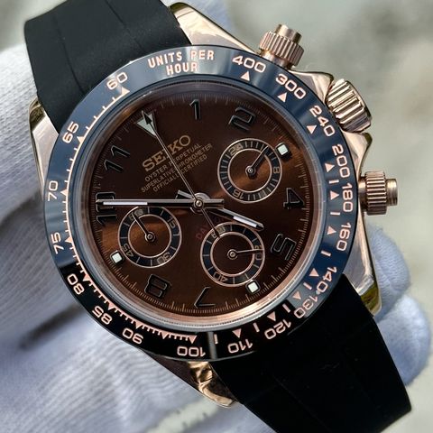 (NY) Seiko "Choco" Daytona Mod