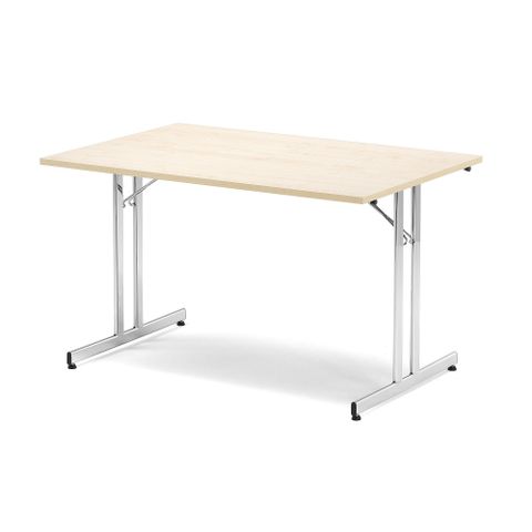 6 stk Helt nytt | Konferansebord EMILY, sammenleggbart, L1200 B800 H720 mm, bjør