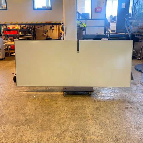 1 stk Lintex whiteboard 300x102cm, hvit - Brukte kontormøbler