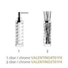 Utstillingsmodell Glass Design Valentino tilbehør selges med 80 % rabatt