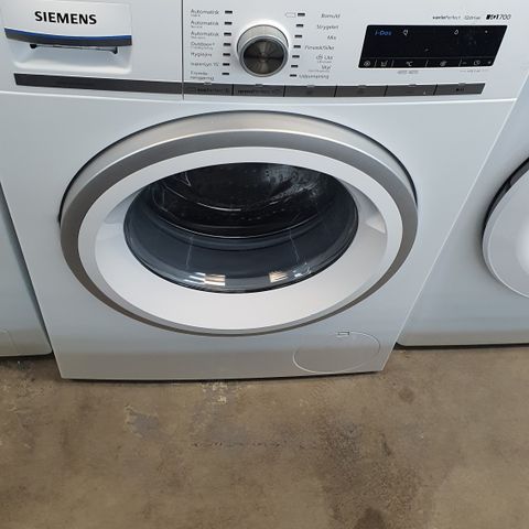 Pakke pris Siemens iQ700 vaskemaskin og Siemens iQ700 tørketrommel med varmepump