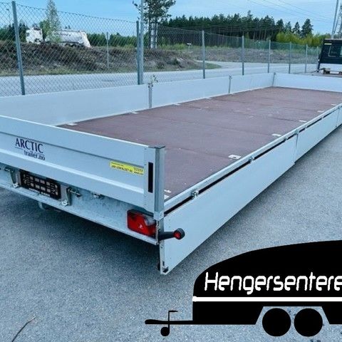 Tilhenger stor henger / varehenger Arctic 950 med 3 akslinger