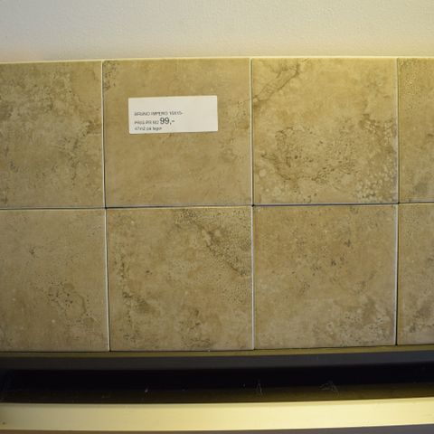 Bruno Impero 15x15 flis 99kr per m2