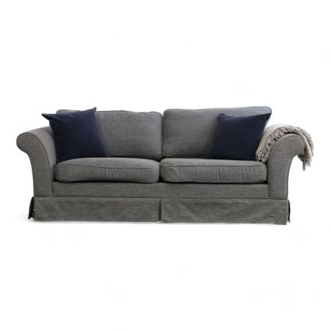 Fri Frakt | Nyrenset | Mørk grå IKEA Ektorp 3-seter sofa