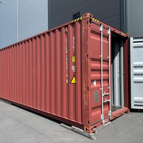 40 fots high cube container til salgs - som ny