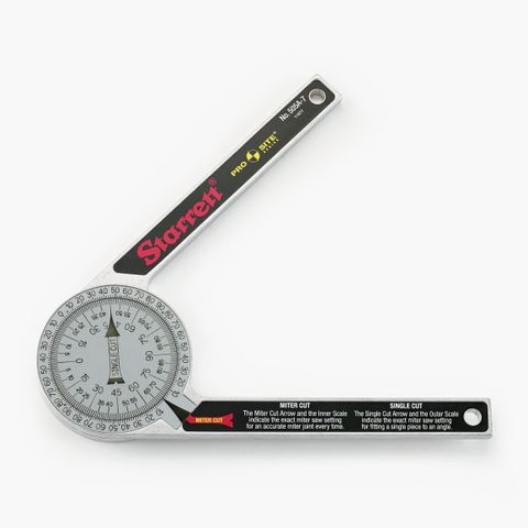 Starrett Vinkelfinner Protractor 175mm Aluminium