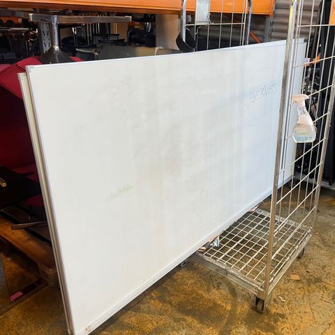 2 stk. Lintex whiteboard 250x120, hvit - Brukte kontormøbler