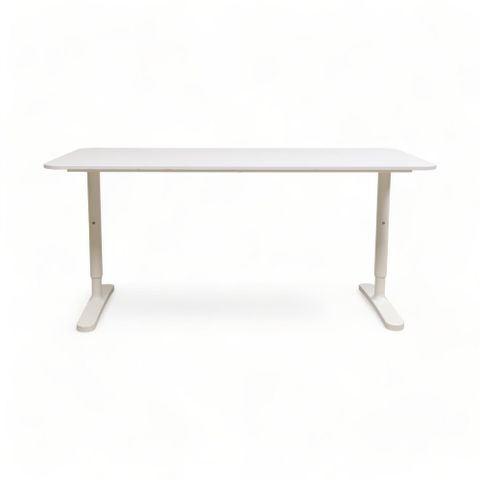 2 stk Kvalitetssikret | IKEA Bekant manuell hev/senk skrivebord, 160×80 cm