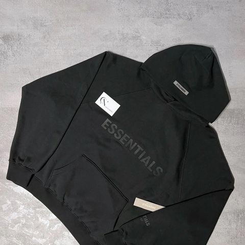 Fear Of God Essentials Black Hoodie