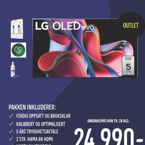 Ryddesalg! Flere gode pakkepriser på outlet tv-er!