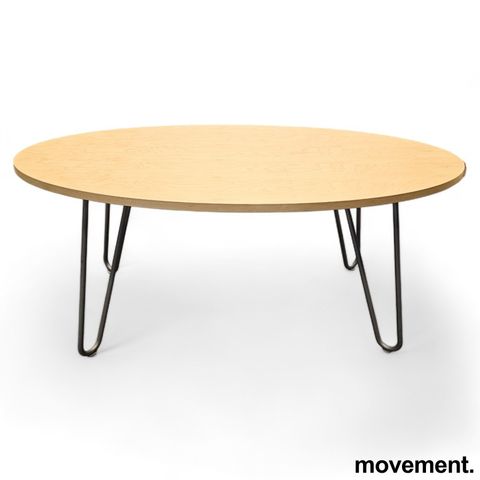 Loungebord / sofabord i bjerk / grå fra EFG, Model: Mongezi, brukt