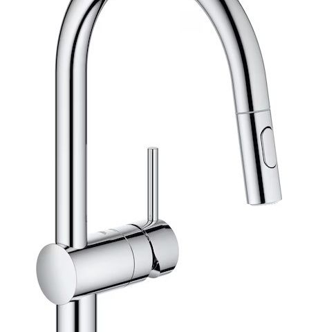 Spar 1500! Grohe Minta Touch blandebatteri C-kran med uttrekkbar tut