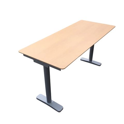 3 stk. Horreds bord, 140×60 cm Eik - Brukte kontormøbler