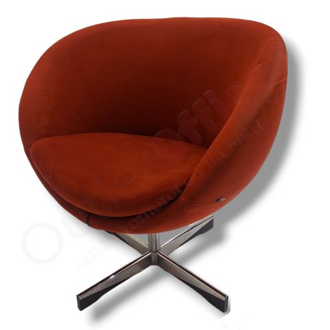 42 stk - ForaForm Planet loungestol, vinrød - Brukte kontormøbler