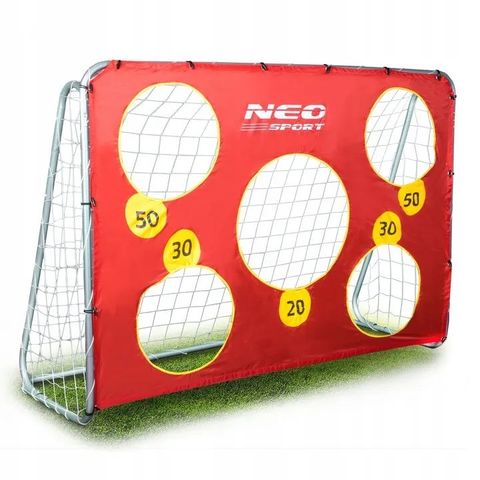 Stort fotballmål 215 x 153 x 76 cm + mål nett