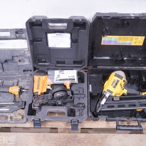 DEWALT OG BOSTITCH SPIKERPISTOLER, avsluttes 01.07