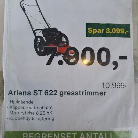 Ariens st 622 gresstrimmer