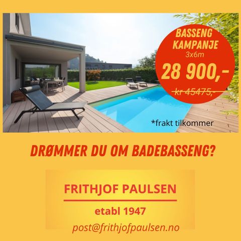 Badebasseng Kampanje 3x6m