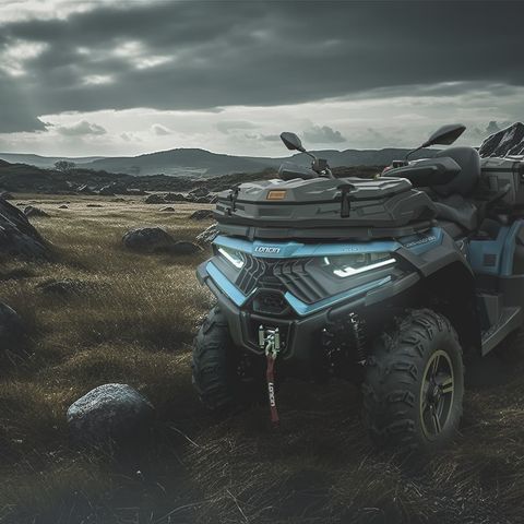 Frontmontert ATV boks - perfekt til Loncin XWOLF 700