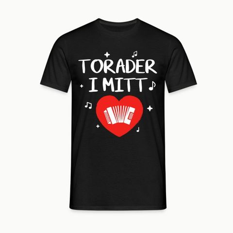 T-skjorte SVART "Torader i mitt hjerte"