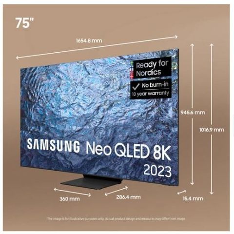 Samsung 75" 8K Neo QLED TV TQ75QN900CTXXC (SPAR KR 7991,- )