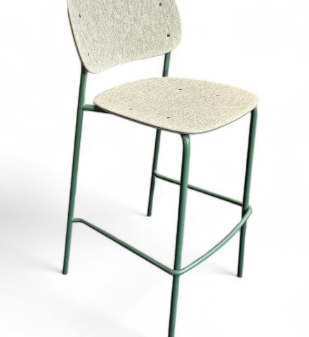 16 stk Barstol fra De Vorm, Hale Pet Felt Bar Stool, 78cm sittehøyde, pent brukt