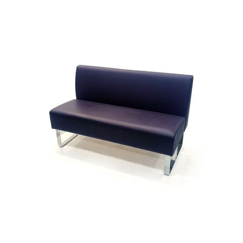 1 stk - Materia Monolite sofa 3-seter, lilla - Brukte kontormøbler