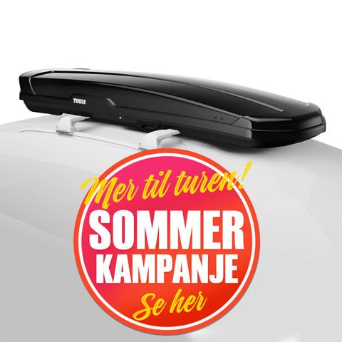 BESTSELGER - Thule Flow Sort 606 sort takboks, 410L - GRATIS HJEMLEVERING