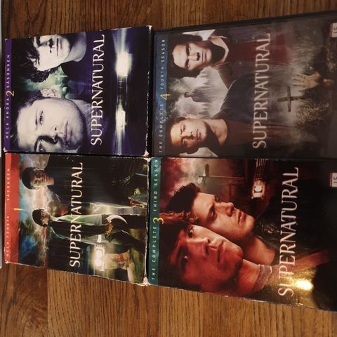 DVD Supernatural Sesong 1-4