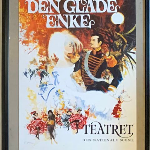 Plakat Den glade enke Bud ønskes