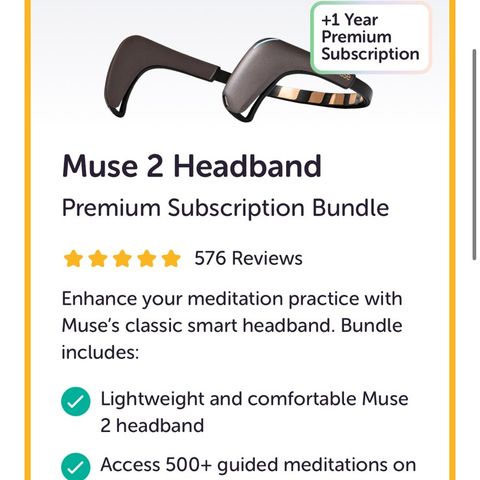 Reservert - Muse 2 Headband