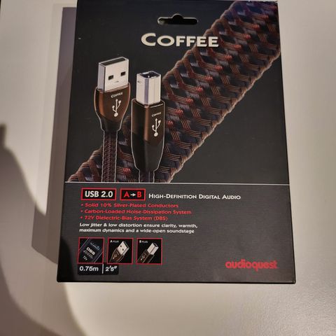 Audioquest Coffee usb A-B