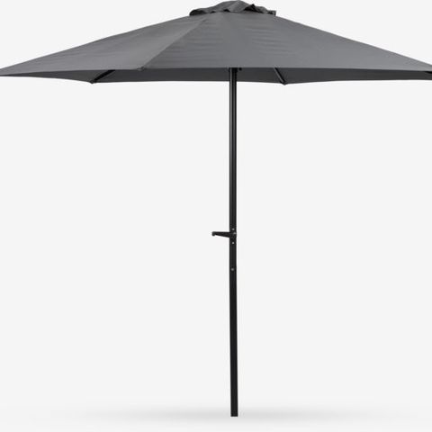 Ny parasoll - NAPPEDAM - 2,5 meter - mørk grå