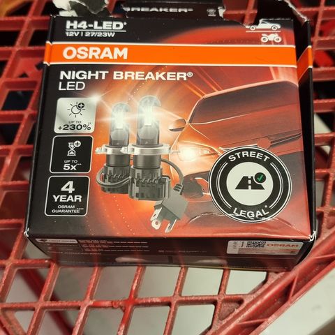 Osram Night Breaker H4 Hvit LED 1 pære