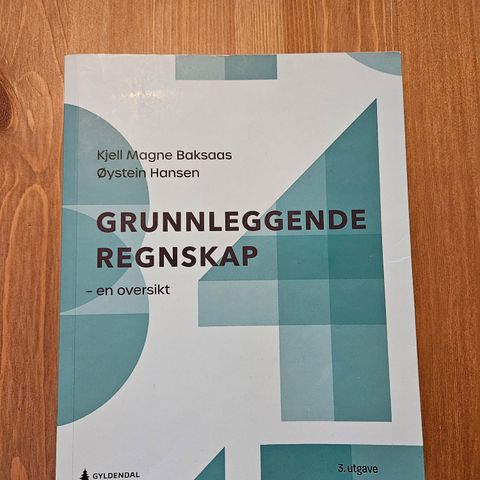 Grunnleggende regnskap, 3 utgave - en oversikt.