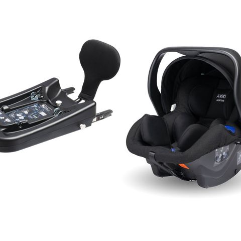 UTLEIE: Axkid Modukid infant babybilstol med isofix-base