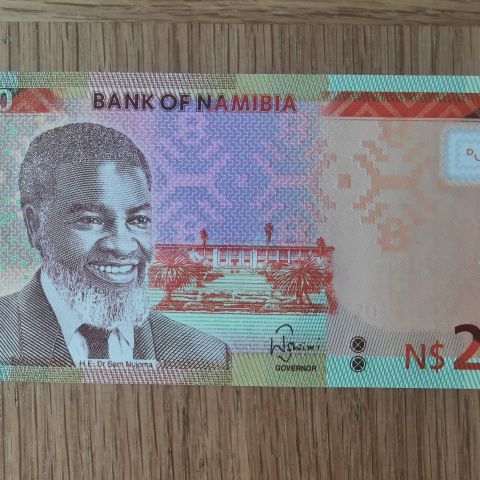 Namibia 20 dollar, 2018, UNC