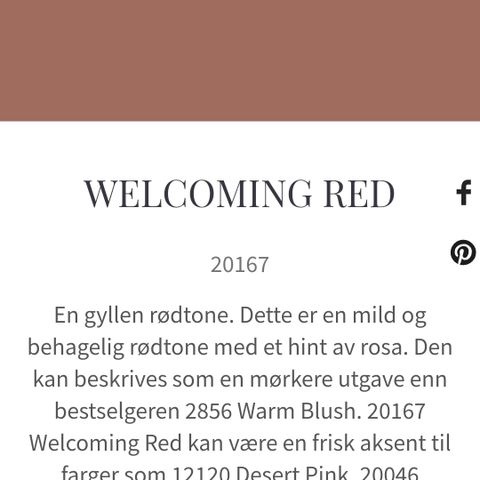 Welcoming Red, Jotun Pure color.