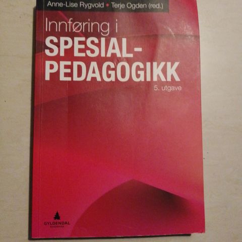 Innføring i spesialpedagogikk 5.utgave