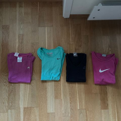 4 t skjorter til barn - nike og Adidas